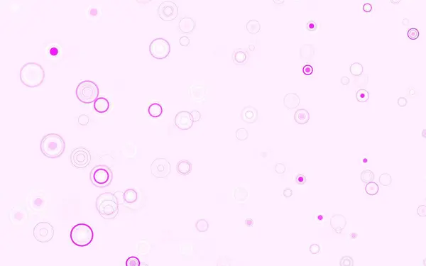 Light Purple Vector Background Spots Blurred Bubbles Abstract Background Colorful — Stock Vector