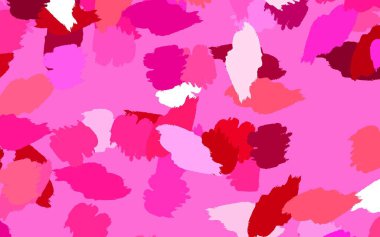 Açık Mor, soyut şekilli pembe vektör dokusu. Soyut tarzda rengarenk gradyan şekilleri olan bir resim. Bir cep telefonu için arka plan.