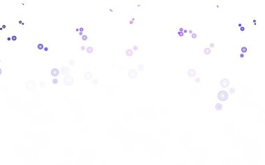 Küreli açık mor vektör deseni. Bulanık yağmur damlaları olan soyut bir çizim. İş ilanınız için tasarım.