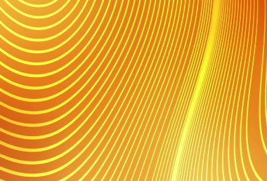 Açık Turuncu çizgili vektör şablonu. Eğri şekilli yepyeni renkli bir tasvir. Marka kitabı için şık bir desen.