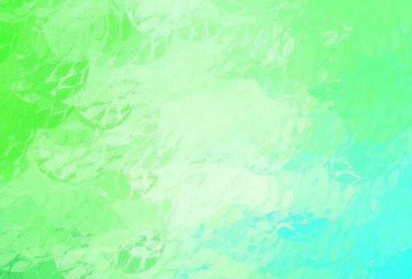 Fond Vectoriel Vert Clair Avec Des Formes Memphis Illustration Colorée — Image vectorielle
