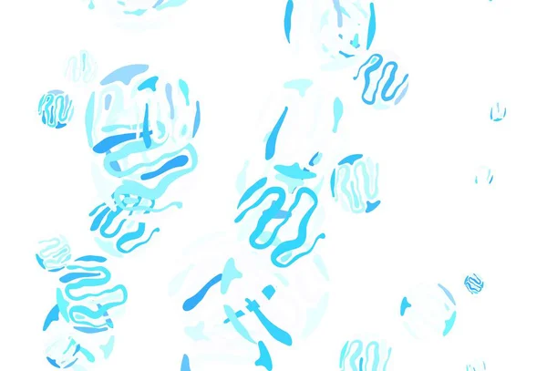 Светло Голубой Векторный Фон Изогнутыми Линиями Современная Абстрактная Градиентная Иллюстрация — стоковый вектор