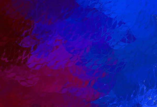 Светло Синий Красный Вектор Искушают Хаотичными Цветами Простая Красочная Иллюстрация — стоковый вектор
