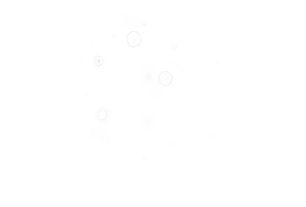 Світло Сірий Векторний Шаблон Колами Сучасна Абстрактна Ілюстрація Барвистими Краплями — стоковий вектор