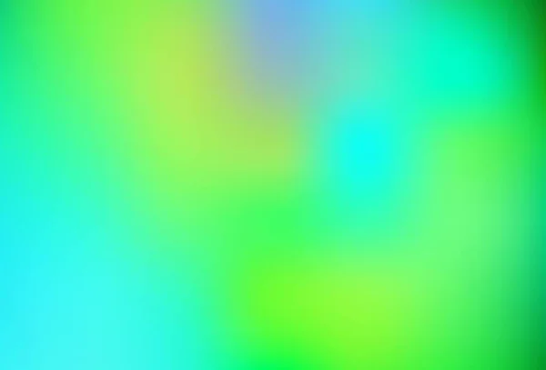 Cahaya Biru Hijau Vektor Abstrak Templat Terang Ilustrasi Penuh Warna - Stok Vektor