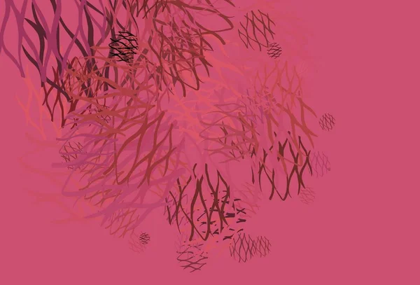 Світло Рожевий Червоний Векторний Візерунок Лініями Нові Барвисті Ілюстрації Простому — стоковий вектор
