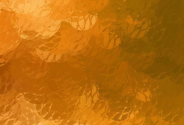 Světle Oranžové Vektorové Pozadí Abstraktními Tvary Ilustrace Barevnými Tvary Přechodu — Stockový vektor