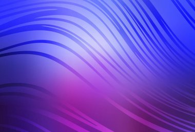 Açık mavi, kırmızı vektör arkaplanı ve ince çizgileri var. Renkli çizgileri ve şekilleri olan bir örnek. Broşürler, broşürler için doku.