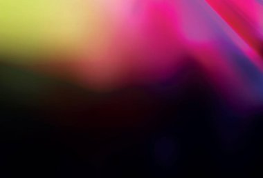 Koyu pembe, sarı vektör bulanık desen. Parlak renkli bir illüstrasyon. Tasarımının yeni yolu.