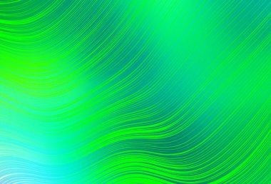 Açık yeşil vektör soyut parlak desen. Gradyan ile modern soyut çizim. İşiniz için yepyeni bir tasarım..