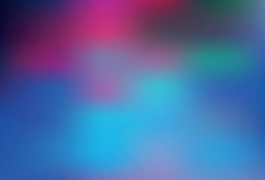 Koyu pembe, mavi vektör bulanık arkaplan. Eğilimli zarif, parlak bir çizim. Marka kitabınız için yeni biçim tasarımı.