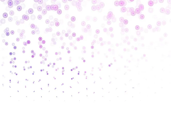 Lichtpaars Roze Vectorachtergrond Met Stippen Glitter Abstracte Illustratie Met Wazige — Stockvector