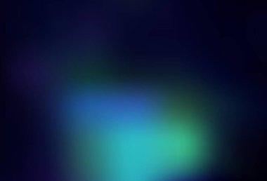 Koyu mavi, yeşil vektör parlak şablonu bulanıklaştırdı. Renkli soyut çizimler ve gradyan. İşiniz için yeni tasarım.