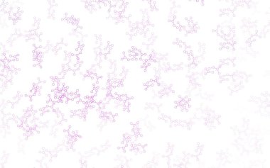 Yapay zeka yapısına sahip açık mor vektör şablonu. Yapay zeka bağlantılarıyla basit bir şekilde renkli tasarım. Siber yeniliklerin tasviri için tasarım.