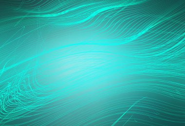 Açık Yeşil Vektör soyut düzeni. Gradyan ile modern soyut çizim. İşiniz için yeni tasarım.