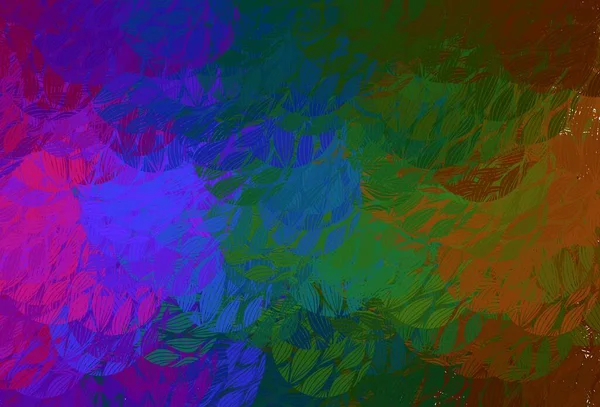 Dark Multicolor Vector Backdrop Memphis Shapes Modern Abstract Illustration Colorful — Stock Vector