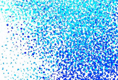 Küreli açık mavi vektör deseni. Doğa tarzında renkli baloncuklu soyut illüstrasyon. Güzel web siteleri için desen.