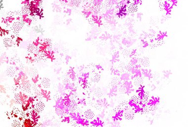 Soyut formlarla açık mor vektör dokusu. Modern tarzda değişen renkli kaotik formlar. Duvar kağıtları için zarif tasarım.