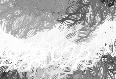 Açık gri çizgili vektör arkaplanı. Renkli çizgileri ve şekilleri olan bir örnek. Markan için yeni kompozisyon.