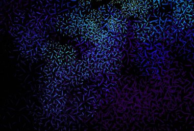 Düz çizgileri olan koyu mavi vektör arkaplan. Çizgilerle modern geometrik soyut çizim. Meşgul web siteleriniz için şablon.