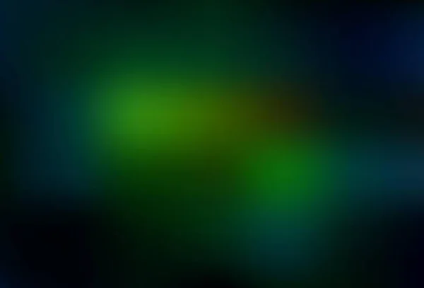 Tmavě Zelená Žlutý Vektor Rozmazal Jasnou Texturu Barevná Abstraktní Ilustrace — Stockový vektor