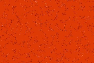 Açık kırmızı, keskin çizgileri olan sarı vektör deseni, noktalar. Keskin çizgili parlak renkli çizimler. Meşgul web siteleriniz için şablon.