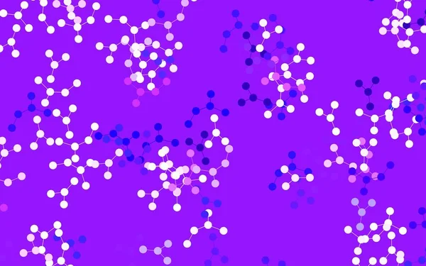 Светло Фиолетовый Розовый Вектор Искушают Структурой Искусственного Интеллекта Яркая Иллюстрация — стоковый вектор