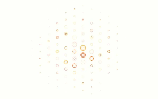 Lichtrode Vectorachtergrond Met Stippen Mooie Gekleurde Illustratie Met Wazige Cirkels — Stockvector