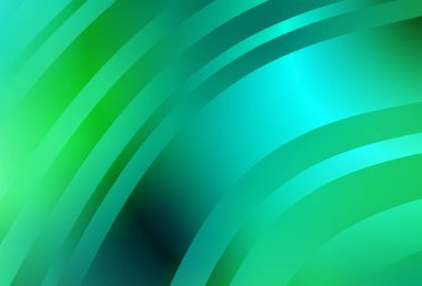 Çizgileri olan açık yeşil vektör deseni. Yaratıcı illüstrasyon, yarım tonlu ve eğimli. Broşürler, broşürler için doku.