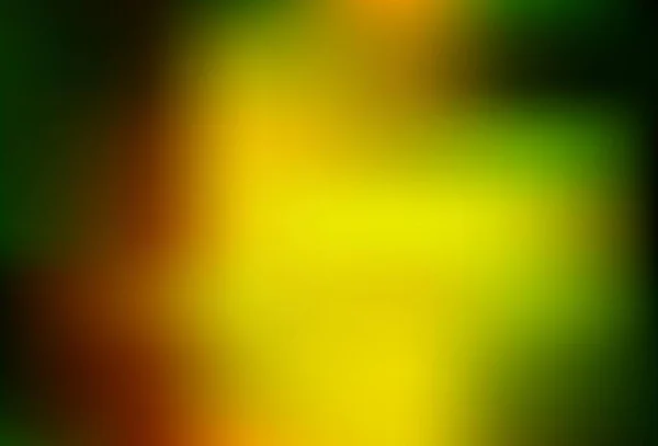Lichtgroen Gele Vector Kleurrijke Wazig Decor Schitterende Gekleurde Illustratie Slimme — Stockvector