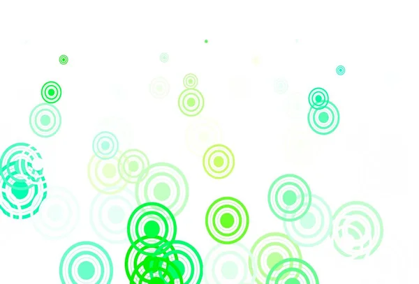 Світло Зелений Векторний Фон Крапками Лініями Декоративний Дизайн Абстрактному Стилі — стоковий вектор