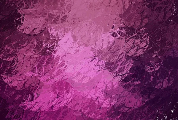 Темно Розовый Векторный Рисунок Случайными Формами Простая Красочная Иллюстрация Абстрактными — стоковый вектор