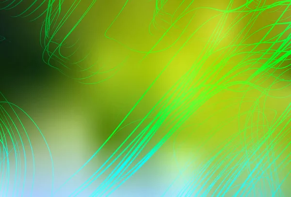 Світло Зелений Жовтий Вектор Глянцеве Абстрактне Компонування Сучасна Абстрактна Ілюстрація — стоковий вектор