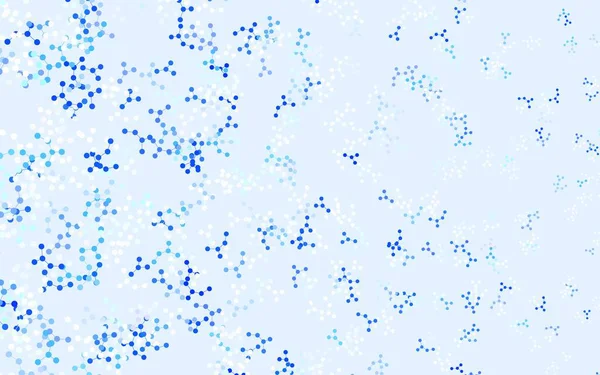 Світло Blue Векторний Фон Даними Штучного Інтелекту Блискучі Ілюстрації Формами — стоковий вектор