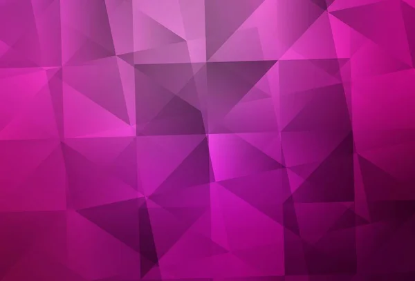 Modelo Triângulos Gradiente Vetor Rosa Claro Ilustração Abstrata Moderna Com — Vetor de Stock