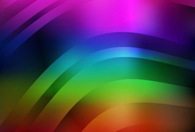 Wry çizgileri olan koyu renkli vektör arkaplanı. Çağdaş gradyan soyut çizgileri olan çizimler. Markan için yeni kompozisyon.