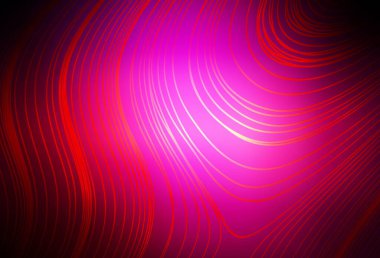 Koyu pembe vektör soyut çizim. Gradyan tasarımlı, soyut, ışıltılı çizimler. İş tasarımınız için yeni biçim.