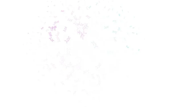 Rose Clair Motif Vectoriel Bleu Avec Réseau Intelligence Artificielle Illustration — Image vectorielle