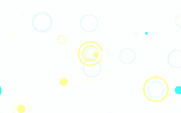 Azul Claro Fundo Vetorial Amarelo Com Pontos Glitter Ilustração Abstrata —  Vetores de Stock
