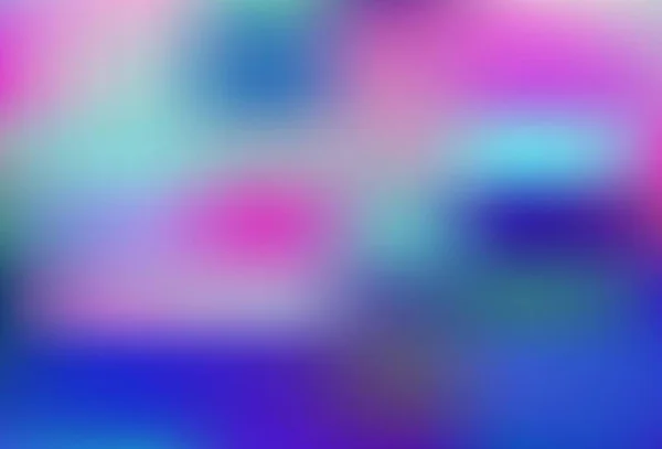 Ανοιχτό Ροζ Μπλε Διάνυσμα Θολή Φωτεινή Υφή Πολύχρωμη Απεικόνιση Αφηρημένο — Διανυσματικό Αρχείο