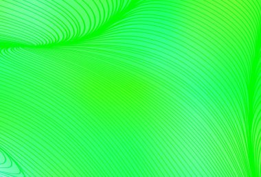 Açık yeşil, eğri çizgileri olan sarı vektör arkaplan. Alnında çizgiler olan soyut bir çizim. Web siteniz için soyut tasarım.