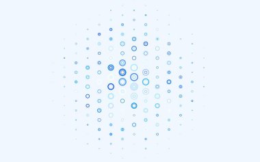 Disklerle açık mor vektör dokusu. Bulanık dekoratif tasarım baloncuklu soyut tarzda. Reklamlar, broşürler için desen.