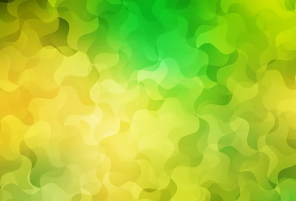 Světle Zelená Žlutá Vektorová Struktura Trojúhelníků Geometrická Ilustrace Stylu Origami — Stockový vektor
