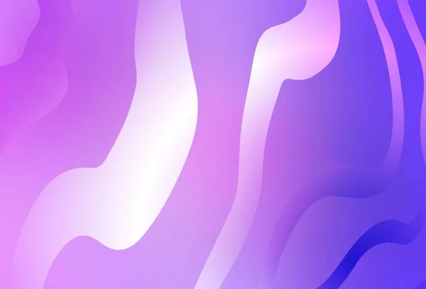 浅紫色矢量背景 有水纹线 具有渐变线条的抽象风格的智能插图 适合您的业务的最佳设计 — 图库矢量图片