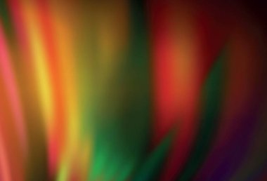 Koyu yeşil, sarı vektör soyut bulanık arkaplan. Eğilimli zarif, parlak bir çizim. Çalışmalarınız için akıllı tasarım.