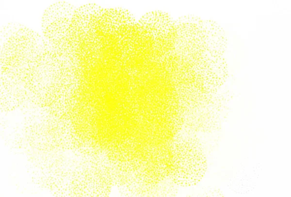 Textura Vetorial Amarelo Claro Com Discos Ilustração Abstrata Moderna Com — Vetor de Stock