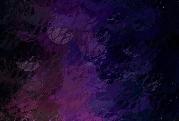 Roxo Escuro Fundo Vetor Rosa Com Formas Abstratas Ilustração Abstrata — Vetor de Stock