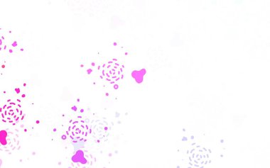 Açık mavi, soyut şekilli kırmızı vektör dokusu. Rastgele şekillerle soyut tarzda dekoratif tasarım. Kartvizitiniz için modern tasarım.