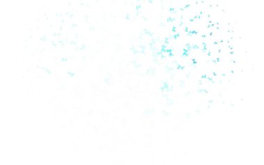 Hafif Mavili vektör, dalları olan zarif şablon. Yapraklar ve dallarla karalama tarzında renkli çizimler. Web sitesi yöneticileri ve tasarımları için desen.