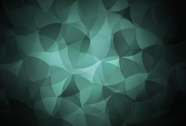 Koyu yeşil vektör soyut mozaik desen. Çokgen soyut çizim ve gradyan. Web siteniz için çokgen tasarım.